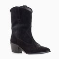 Ciocate din piele naturala neagra Lucy
