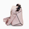 Geanta dama din piele naturala roz Sapphire