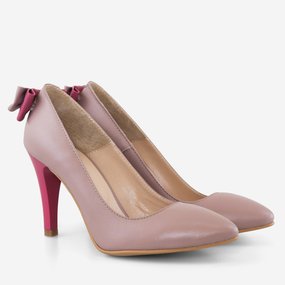 Pantofi stiletto cu funda la spate Malena