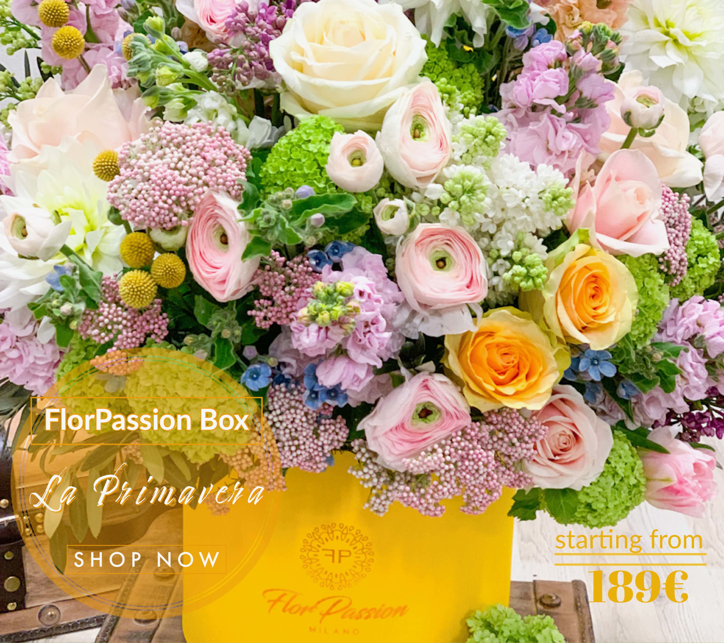 La Primavera Luxury Flower Box FlorPassion Milan