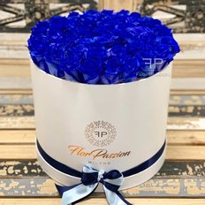 Blue Roses Box | Million Roses Box | FlorPassion Milano