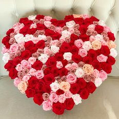 Eternal Love Heart Box Forever Roses