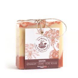 Sapun procesat la rece 100g - GERANIUM CEDRE OCRE