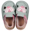 Barefoot kids sandals - Classic Green ladybug